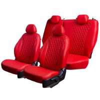 Чехлы Премиум Экокожа Байрон Ромб на Hyundai i40 2012-2019 г.в.