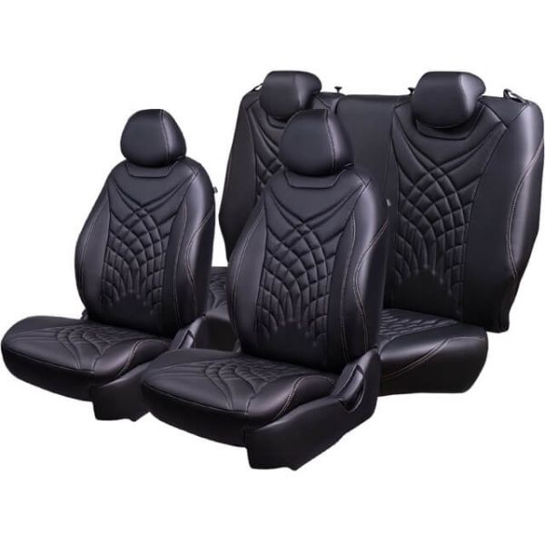 Чехлы Премиум Экокожа Байрон Президент|Жук на Lada Vesta / Vesta SW Cross (2015+)