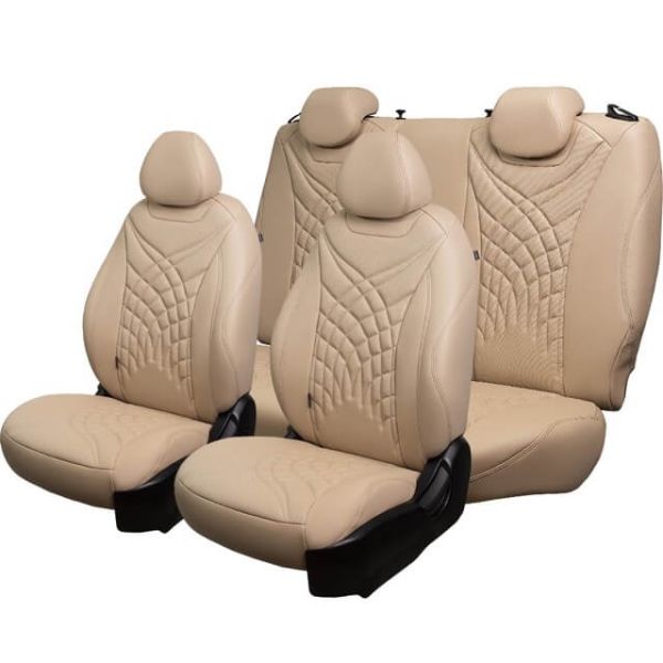 Чехлы Премиум Экокожа Байрон Президент|Жук на Lada Vesta / Vesta SW Cross (2015+)