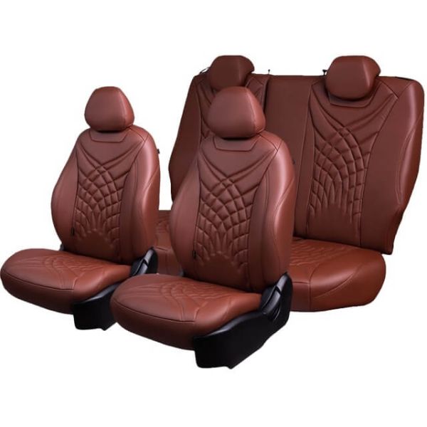 Чехлы Премиум Экокожа Байрон Президент|Жук на Lada Vesta / Vesta SW Cross (2015+)