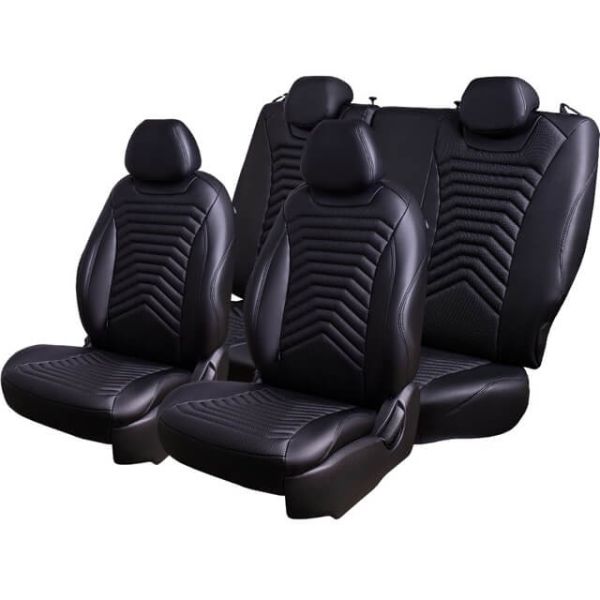 Чехлы Премиум Экокожа Байрон Президент|Жук на Lada Vesta / Vesta SW Cross (2015+)