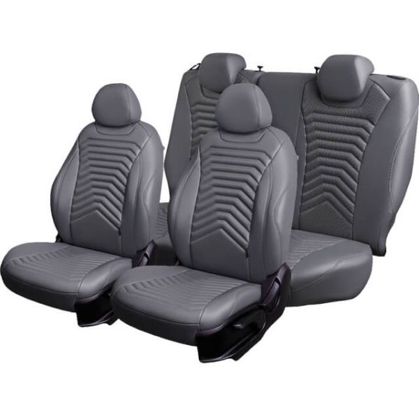 Чехлы Премиум Экокожа Байрон Президент|Жук на Lada Vesta / Vesta SW Cross (2015+)