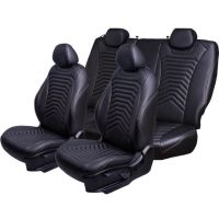 Чехлы Премиум Экокожа Байрон Президент|Жук на Lada Vesta / Vesta SW Cross (2015+)