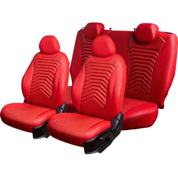 Чехлы Премиум Экокожа Байрон Президент|Жук на Lada Vesta / Vesta SW Cross (2015+)