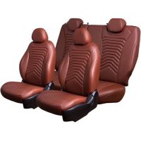 Чехлы Премиум Экокожа Байрон Президент|Жук на Lada Vesta / Vesta SW Cross (2015+)