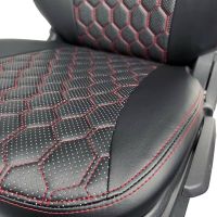 Чехлы Экокожа Ромб на Kia Spectra 2004-2011 г.в.