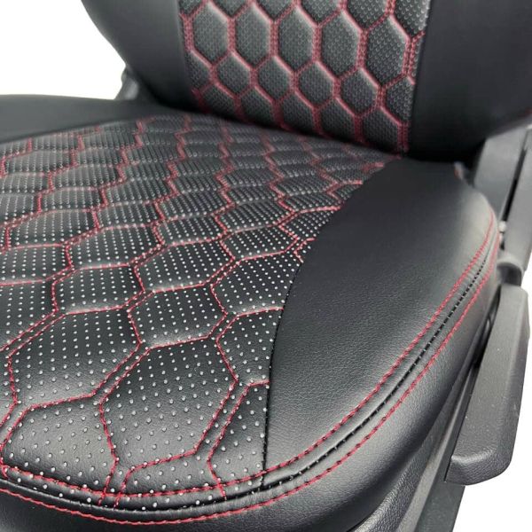 Чехлы Экокожа Ромб на Kia Spectra 2004-2011 г.в.