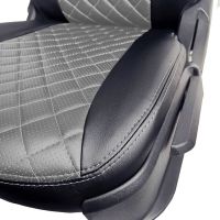 Чехлы Экокожа Ромб на Kia Spectra 2004-2011 г.в.