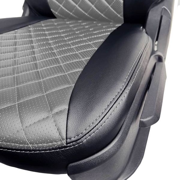 Чехлы Экокожа Ромб на Kia Spectra 2004-2011 г.в.